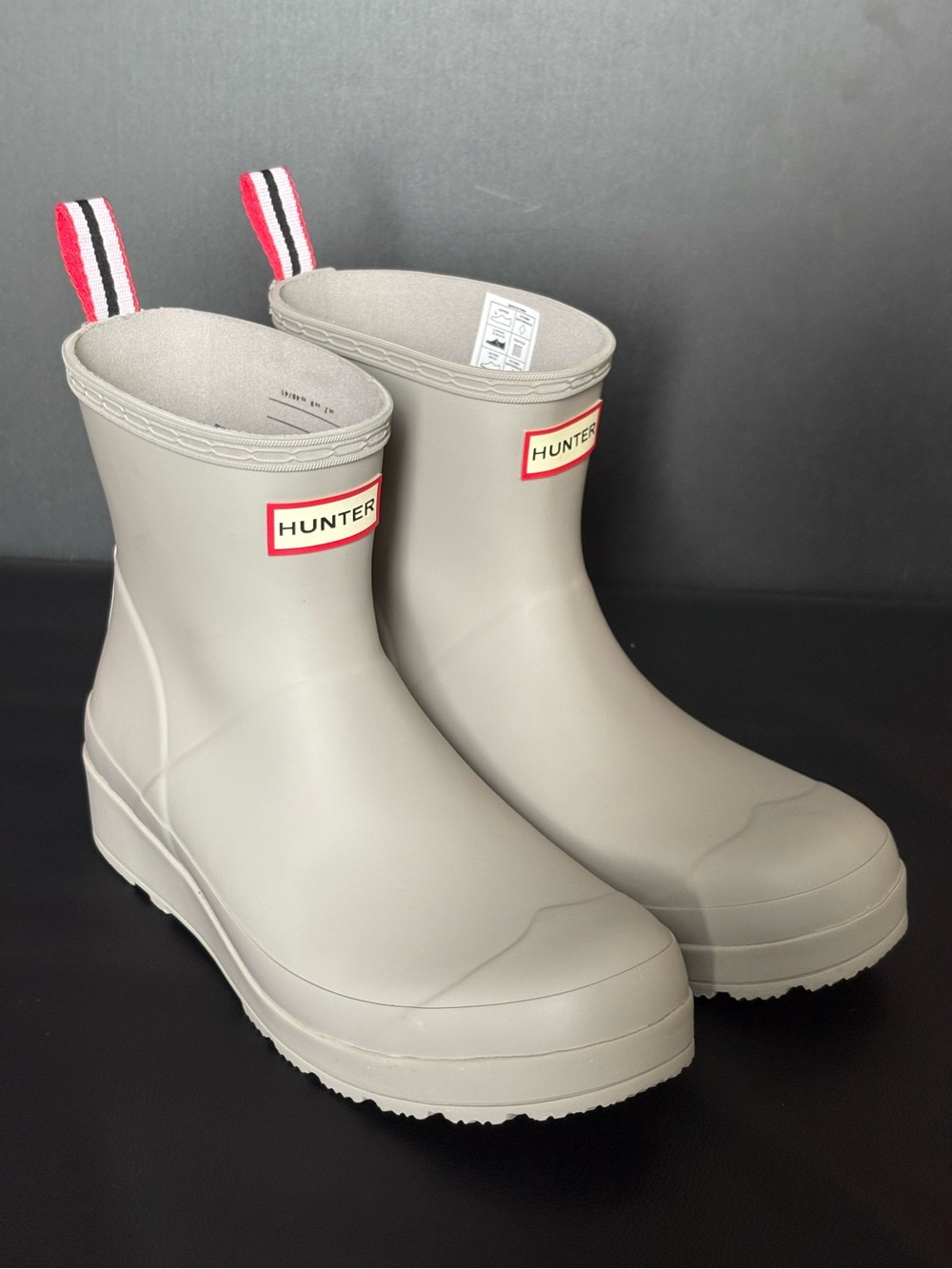 Hunter Original Play Short Rain Boots Zinc Gray Women’s 9 WFS2020RMA - Picture 13 of 14
